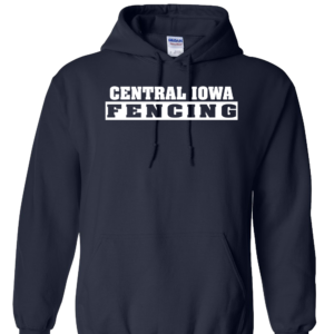 Central Iowa Fencing Pullover Hoodie Full Front Print