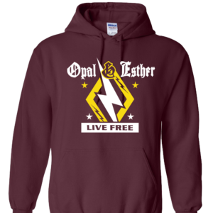 Opal & Esther Live Free - Heavy Blend Hooded Sweatshirt