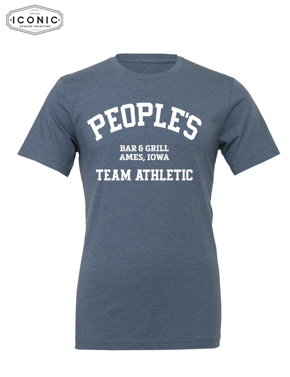 People's Team Athletic Unisex CVC Jersey Tee - Image 2
