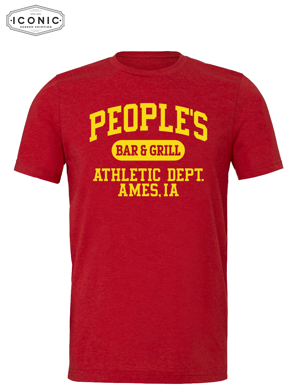 People's Athletic Dept. Unisex CVC Jersey Tee - Image 2