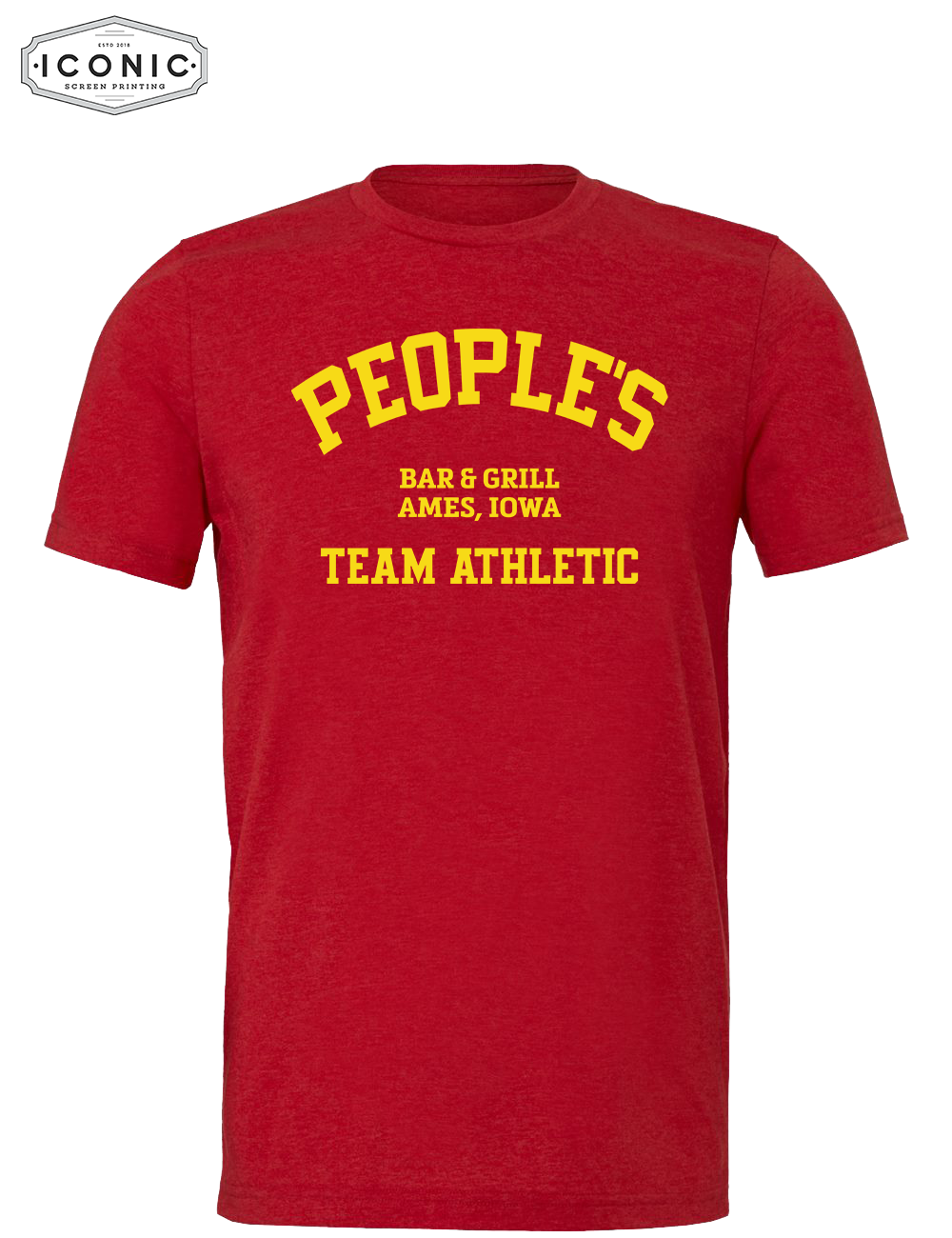 People's Team Athletic Unisex CVC Jersey Tee - Image 3