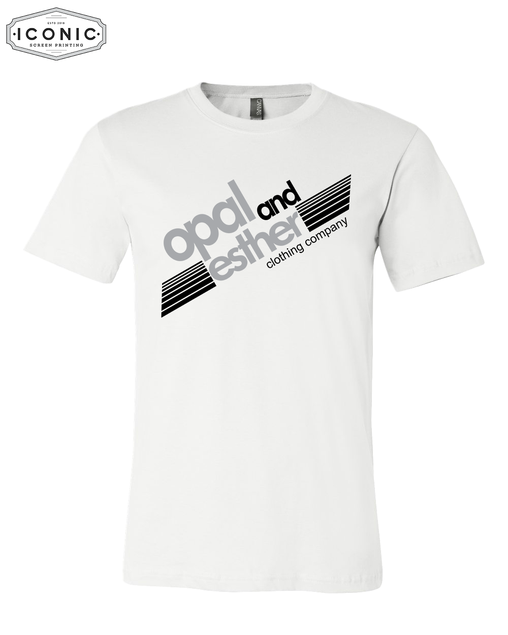 Opal & Esther Angle - Unisex Jersey Tee - Image 2