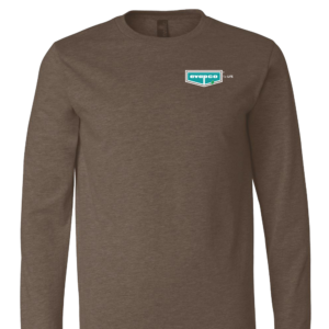 Heather CVC Long Sleeve Tee - Print