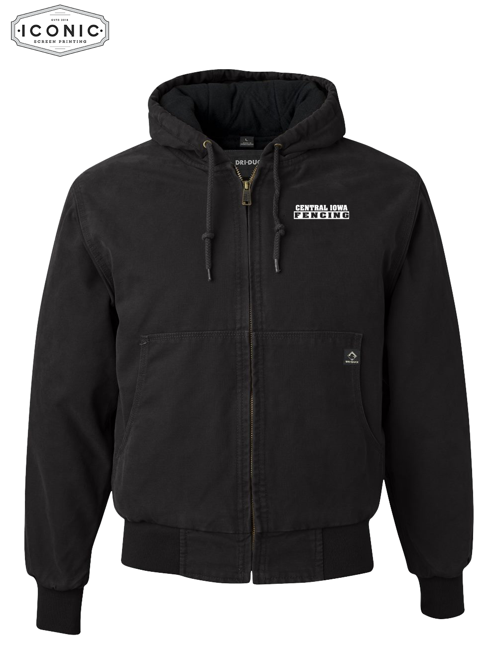 Central Iowa Fencing DriDuck Cheyenne Boulder Cloth Coat - Image 2