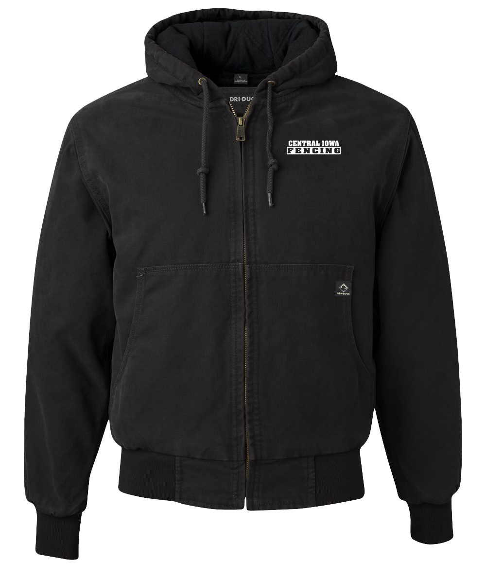 Central Iowa Fencing Tall Hooded Jacket