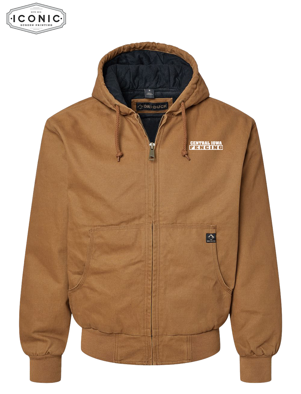 Central Iowa Fencing Cheyenne Boulder Cloth™ Hooded Jacket TALL