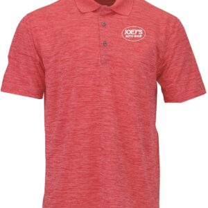 Joey's Auto Men's Dakota Striated Heather Polo
