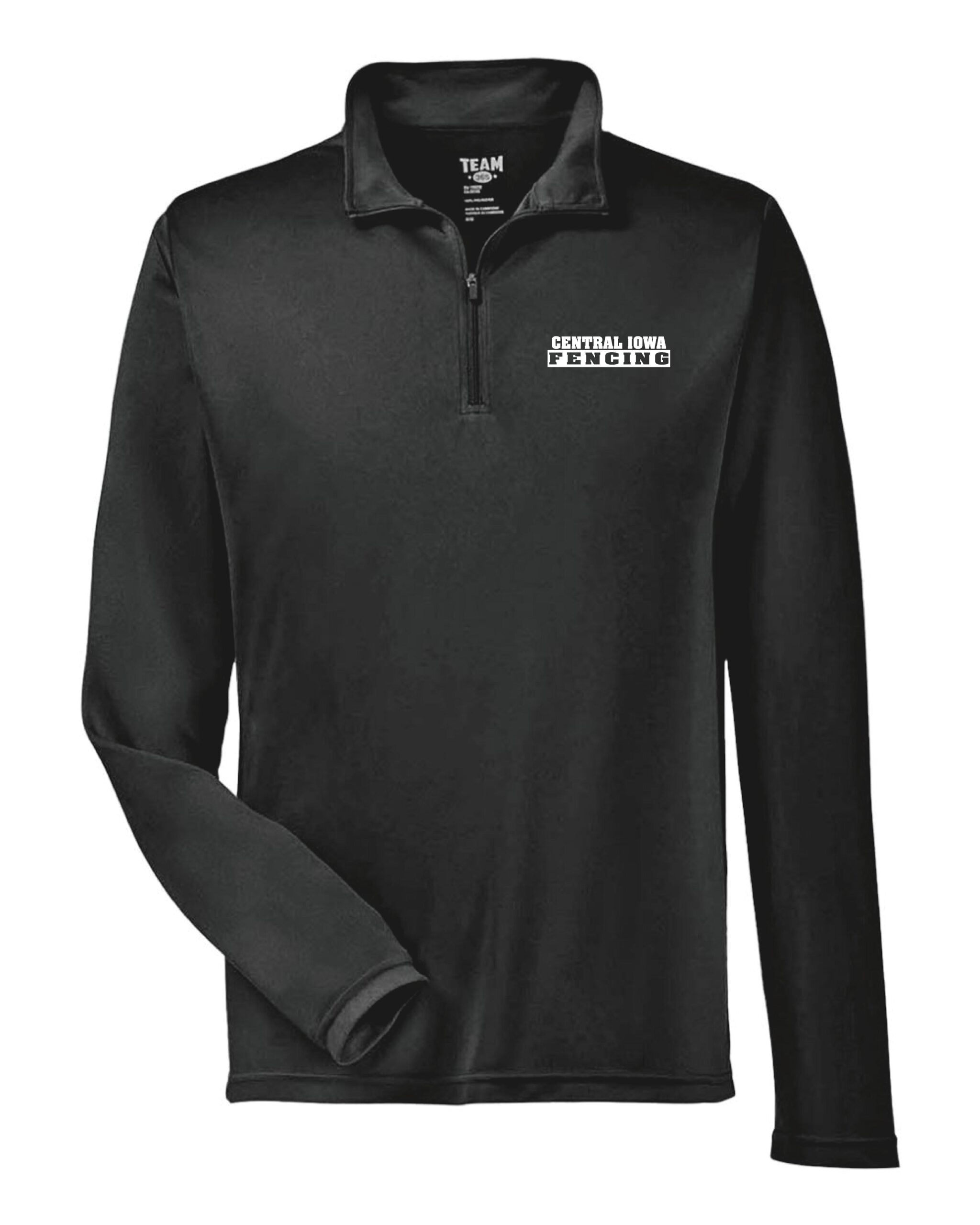 Central Iowa Fencing Men's Zone Performance Quarter-Zip Pullover - Image 3