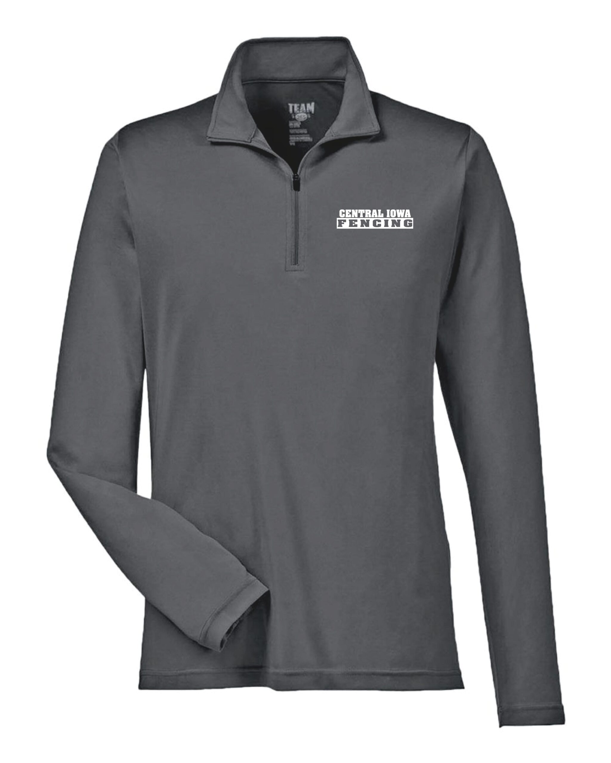 Central Iowa Fencing Men's Zone Performance Quarter-Zip Pullover - Image 4
