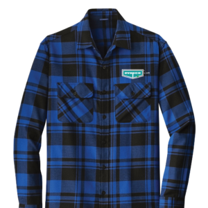 Plaid Flannel Shirt - Embroidery