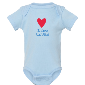 I Am Loved P&L - Infant Baby Rib Bodysuit