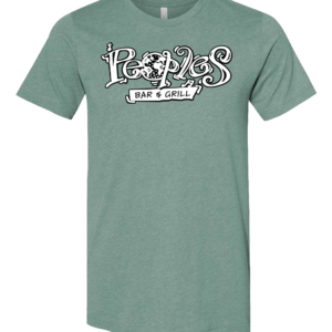 People's Bar & Grill Curly Jersey T-Shirt
