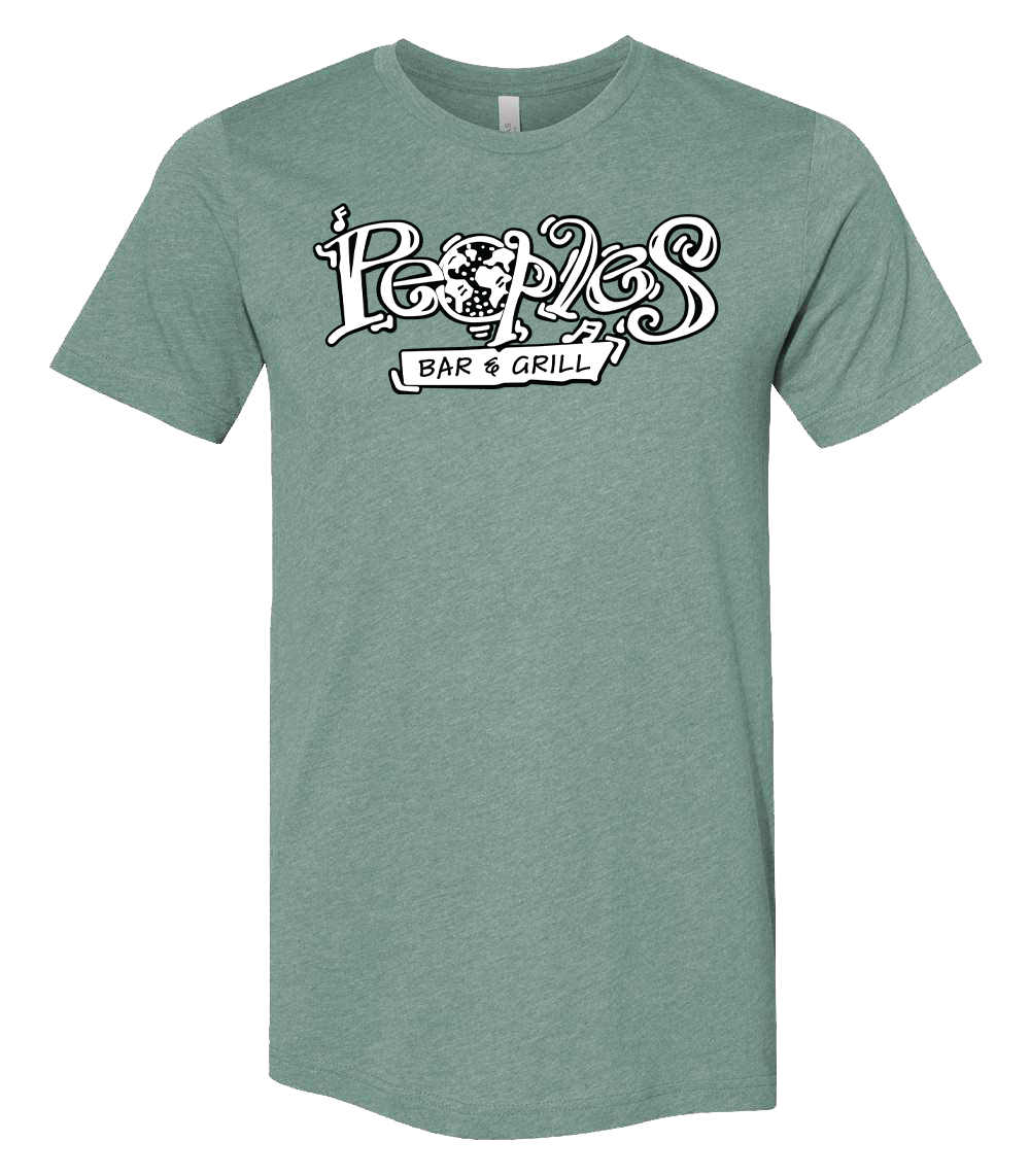 People's Bar & Grill Curly Jersey T-Shirt