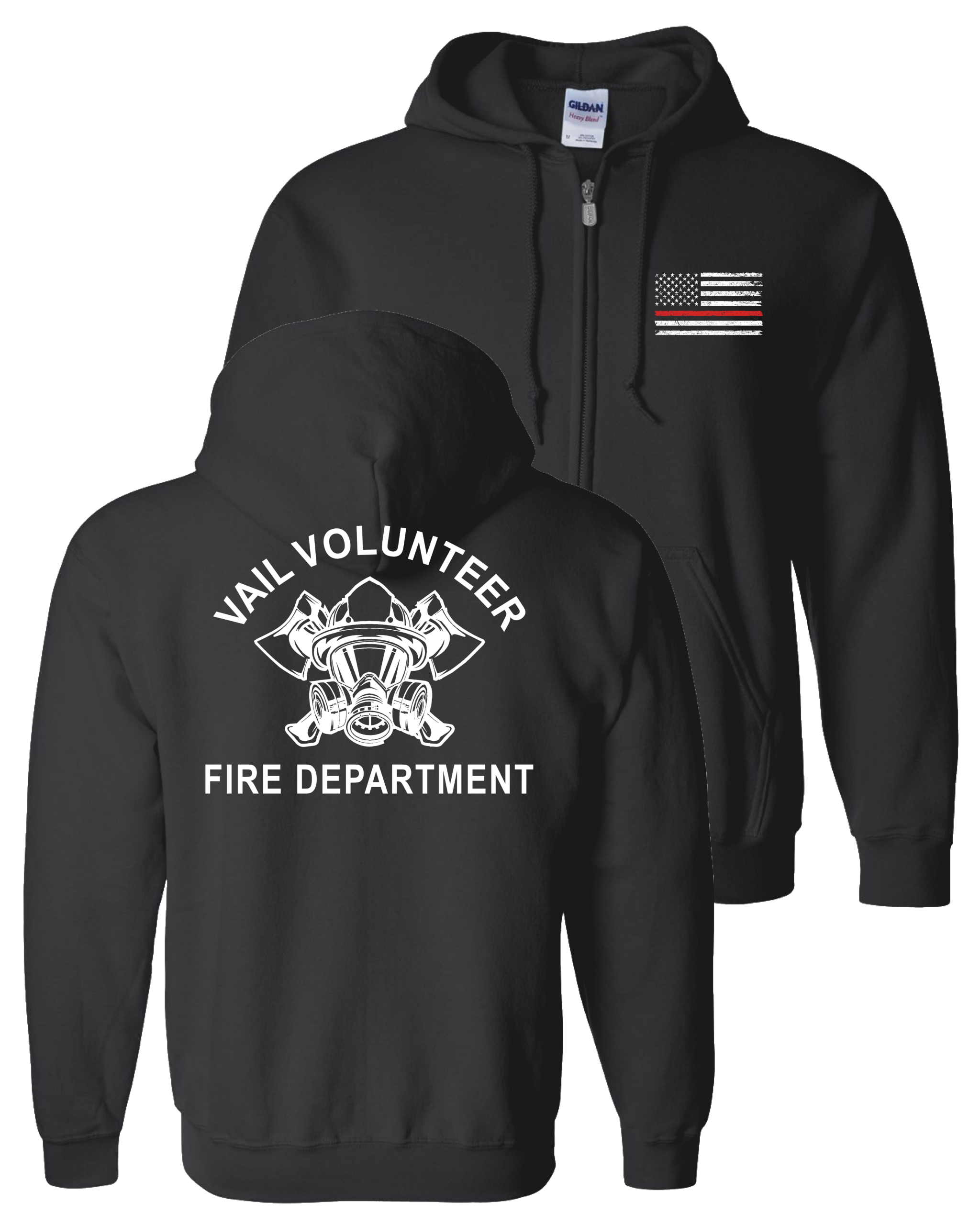 Vail Fire Full-Zip Hooded Sweatshirt