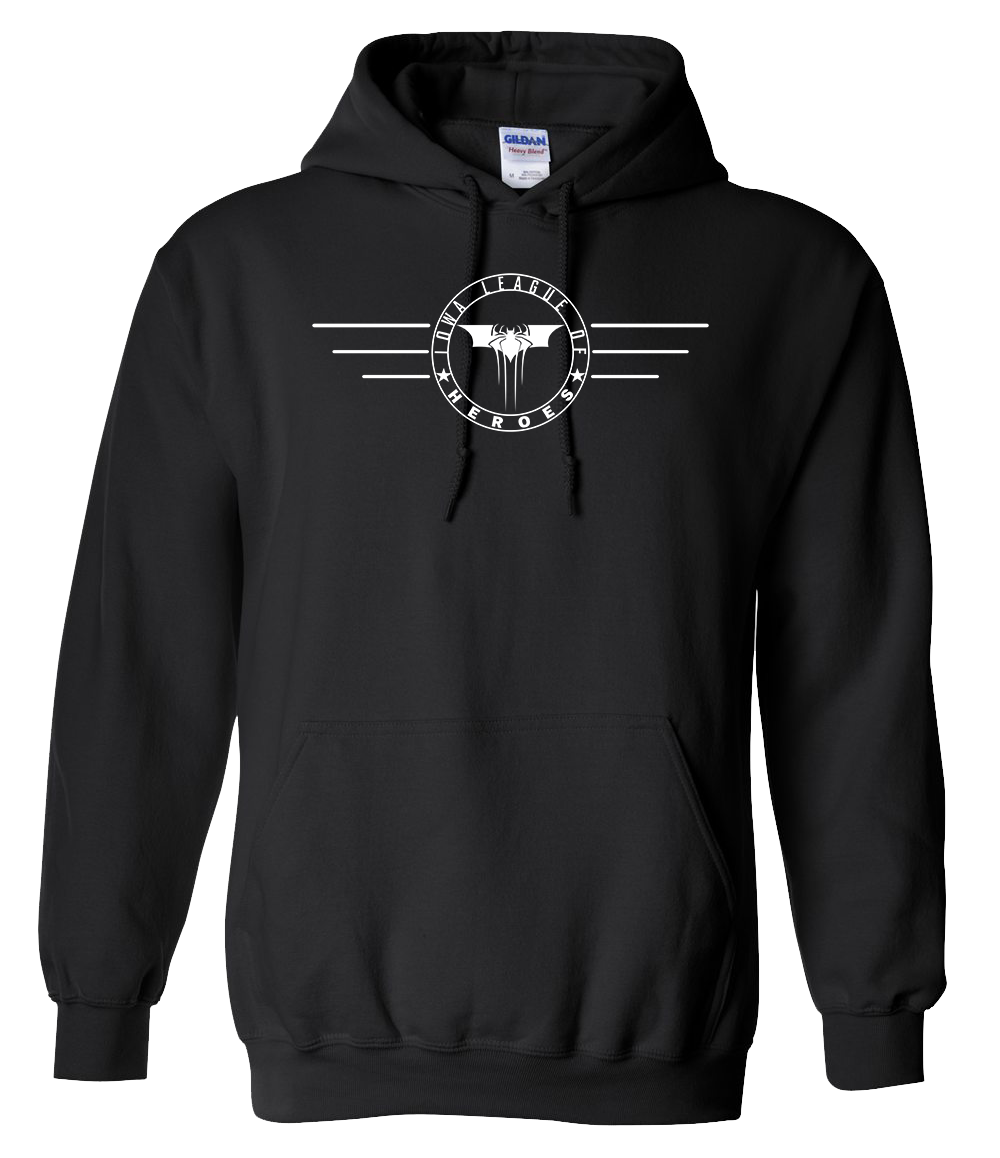 Iowa League of Heroes Heavy Blend™ Hooded Sweatshirt - Image 2