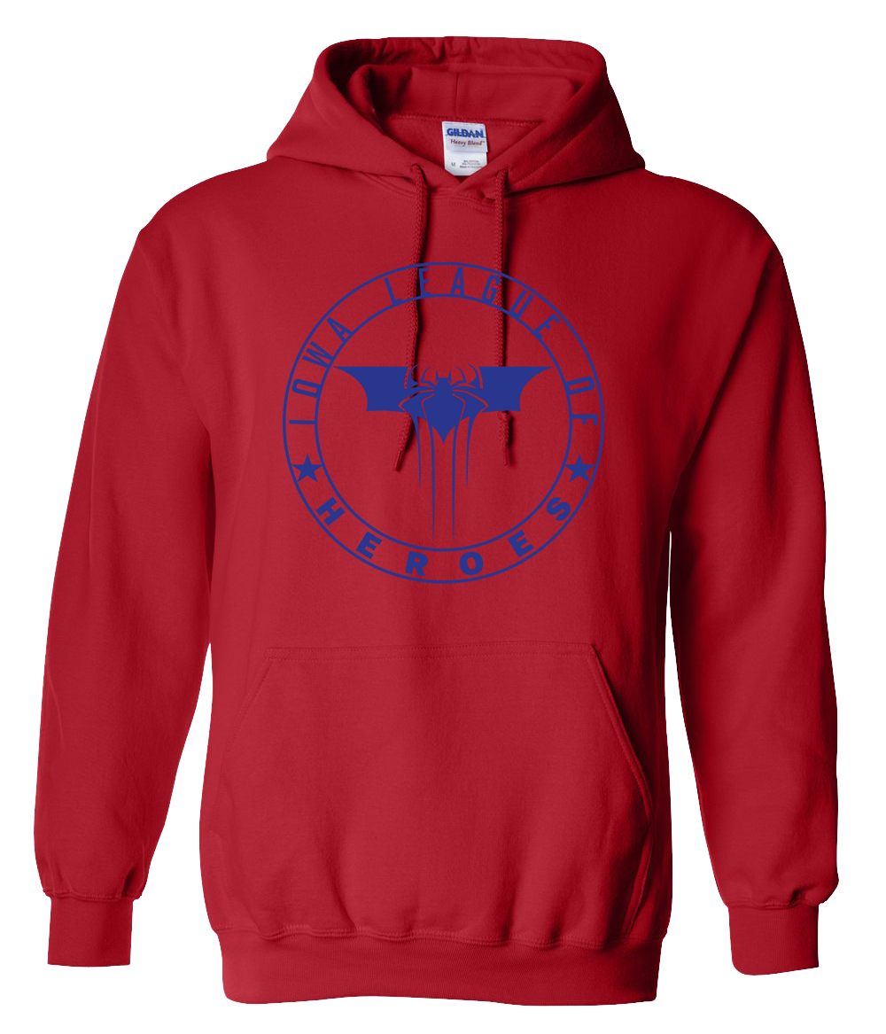 Iowa League of Heroes Heavy Blend™ Hooded Sweatshirt - Image 3