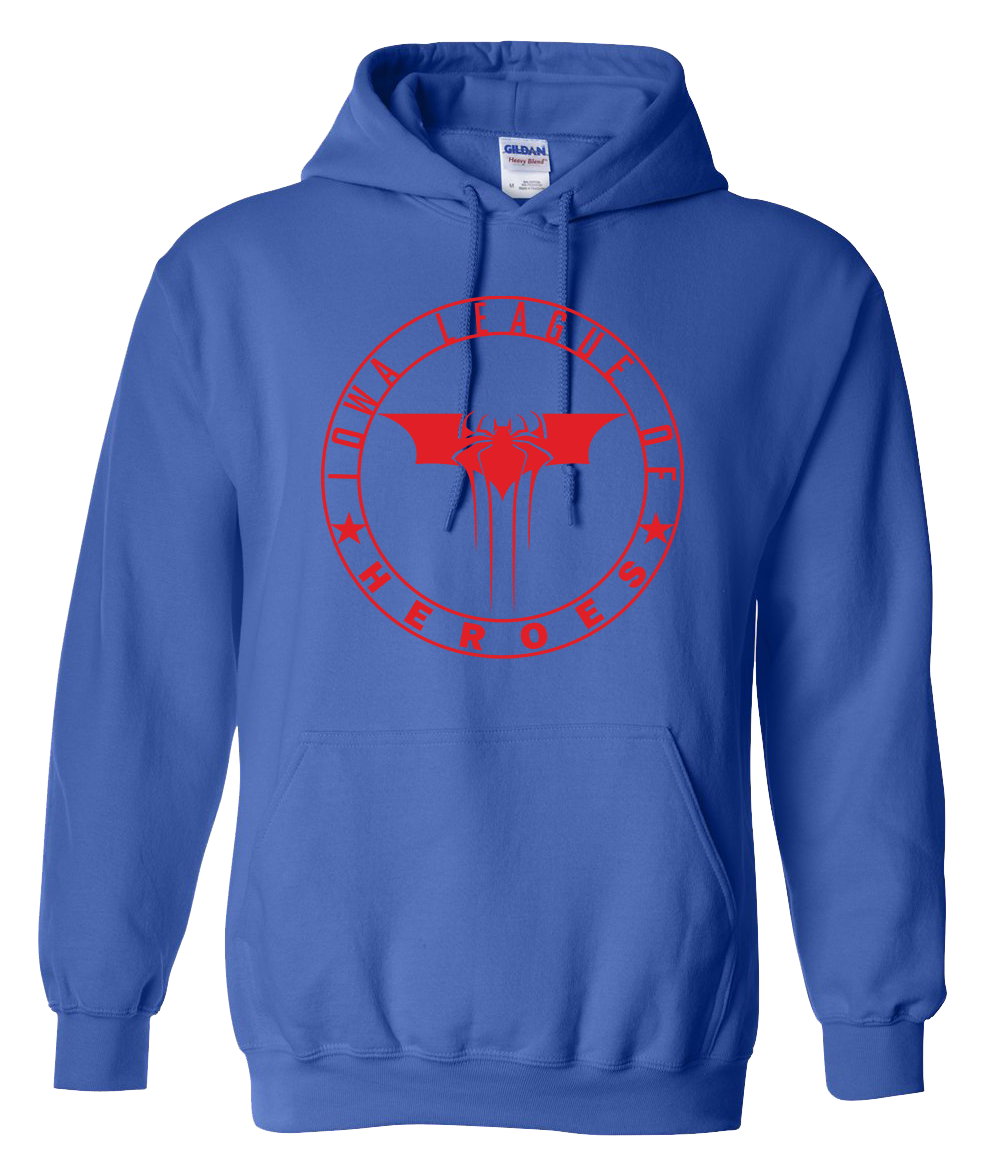 Iowa League of Heroes Heavy Blend™ Hooded Sweatshirt - Image 4