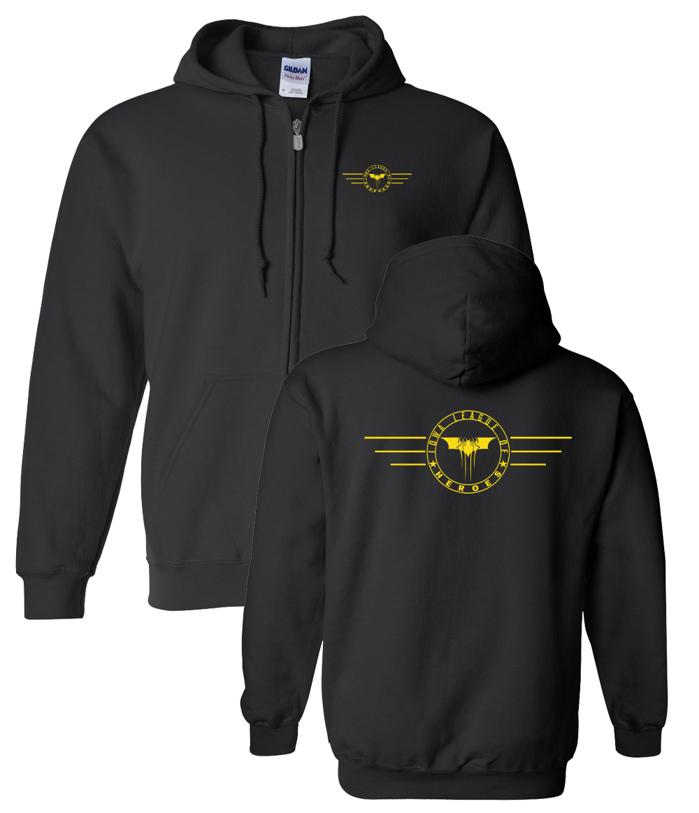Iowa League of Heroes Heavy Blend™ Full-Zip Hooded Sweatshirt