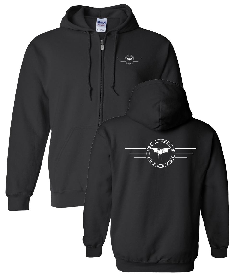 Iowa League of Heroes Heavy Blend™ Full-Zip Hooded Sweatshirt - Image 2