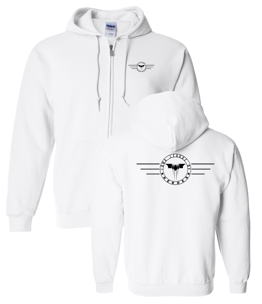 Iowa League of Heroes Heavy Blend™ Full-Zip Hooded Sweatshirt - Image 4