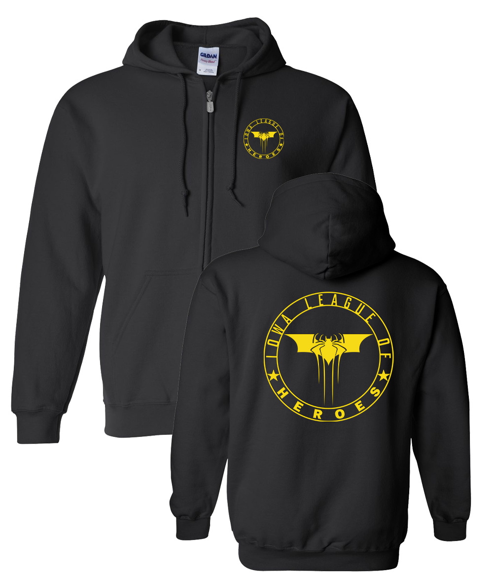 Iowa League of Heroes Heavy Blend™ Full-Zip Hooded Sweatshirt