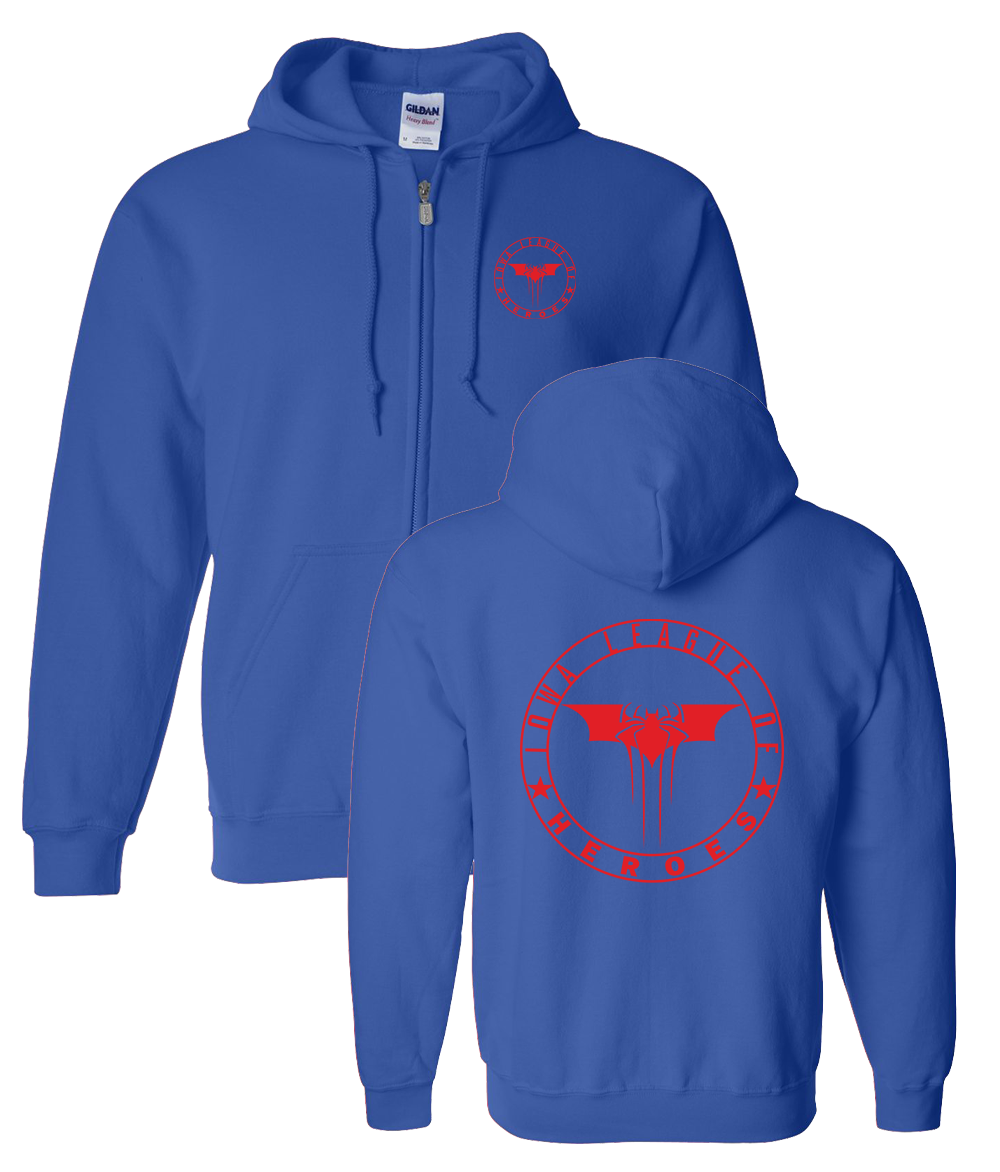 Iowa League of Heroes Heavy Blend™ Full-Zip Hooded Sweatshirt - Image 4