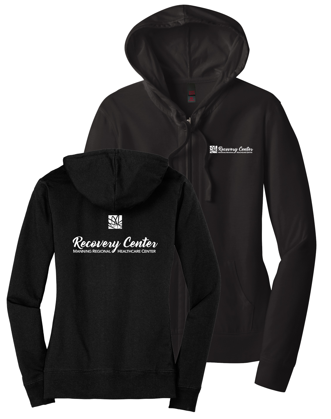 Manning Regional Healthcare Women's Fitted Full-Zip Hoodie