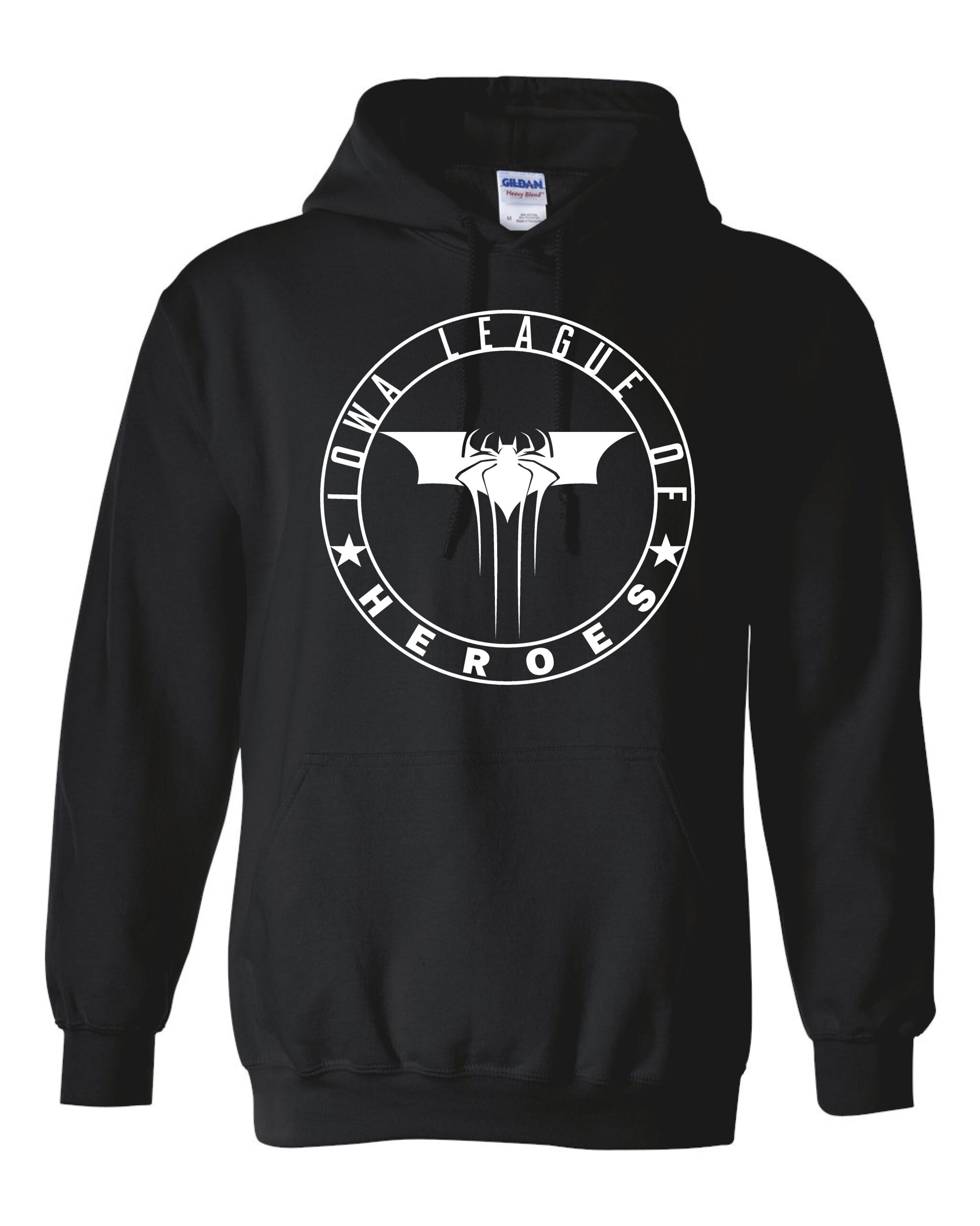 Iowa League of Heroes Heavy Blend™ Hooded Sweatshirt - Image 2