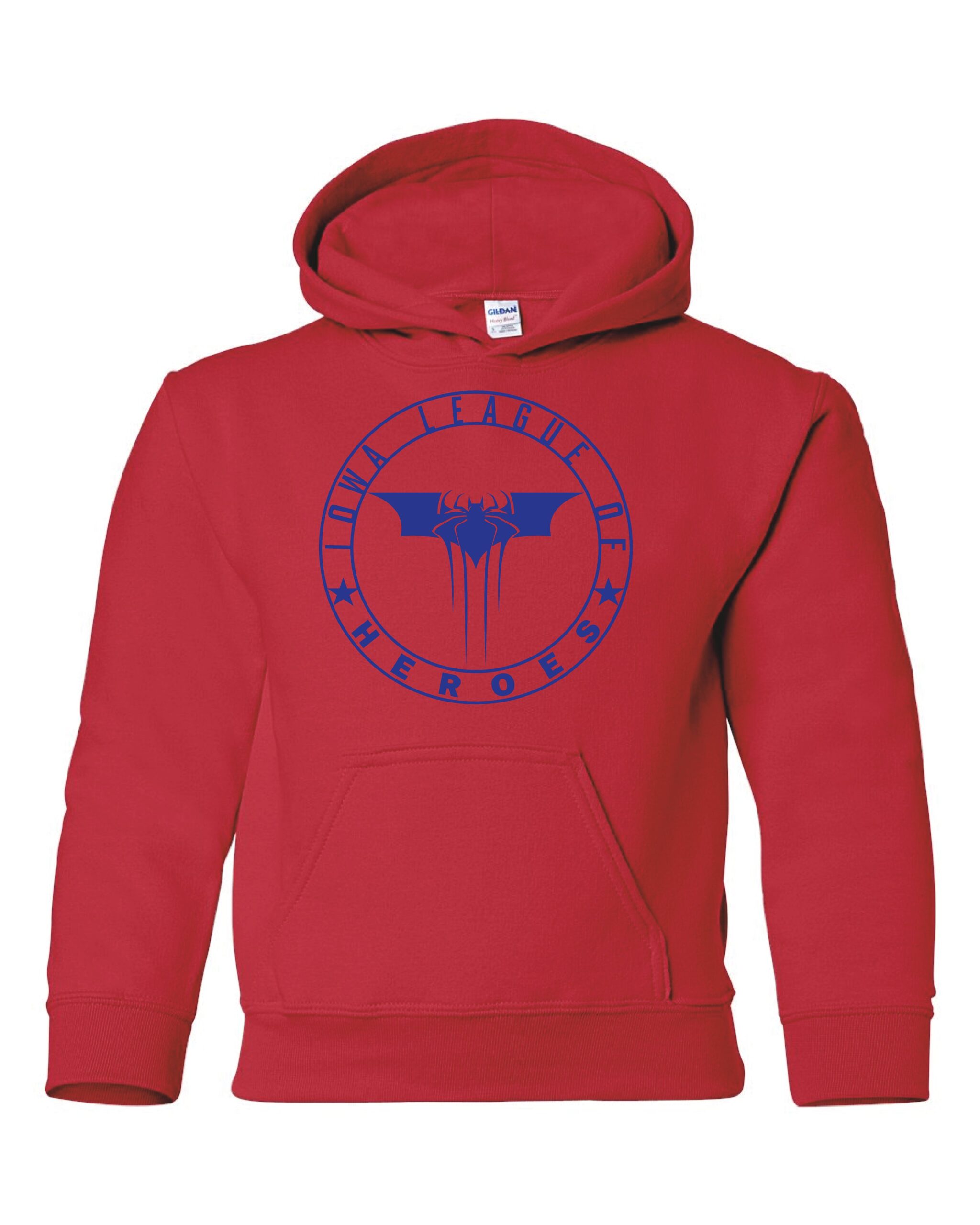 Iowa League of Heroes Youth Heavy Blend™ Hooded Sweatshirt - Image 3