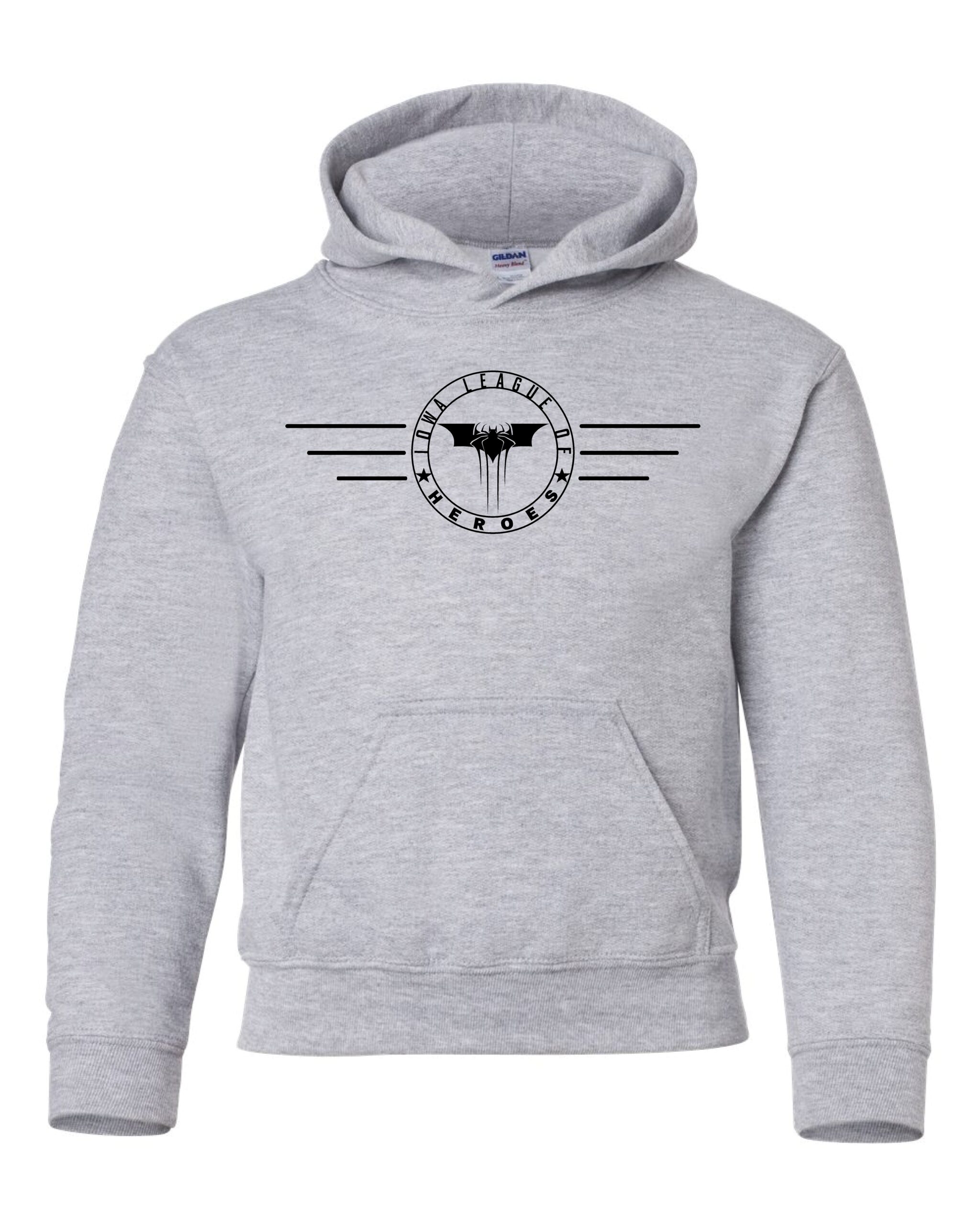 Iowa League of Heroes Youth Heavy Blend™ Hooded Sweatshirt - Image 3