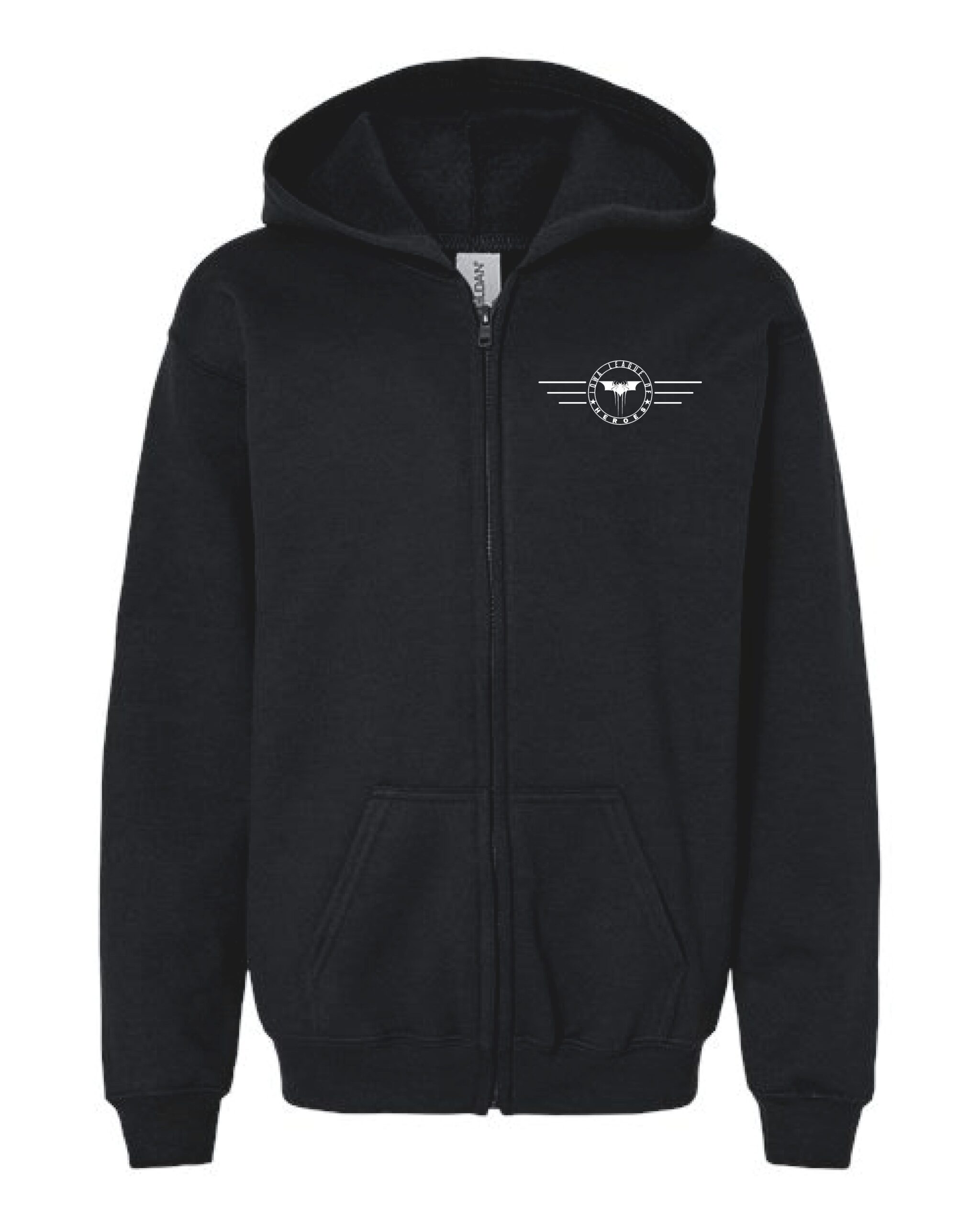 Iowa League of Heroes Youth Heavy Blend™ Full-Zip Hooded Sweatshirt (Copy) - Image 3