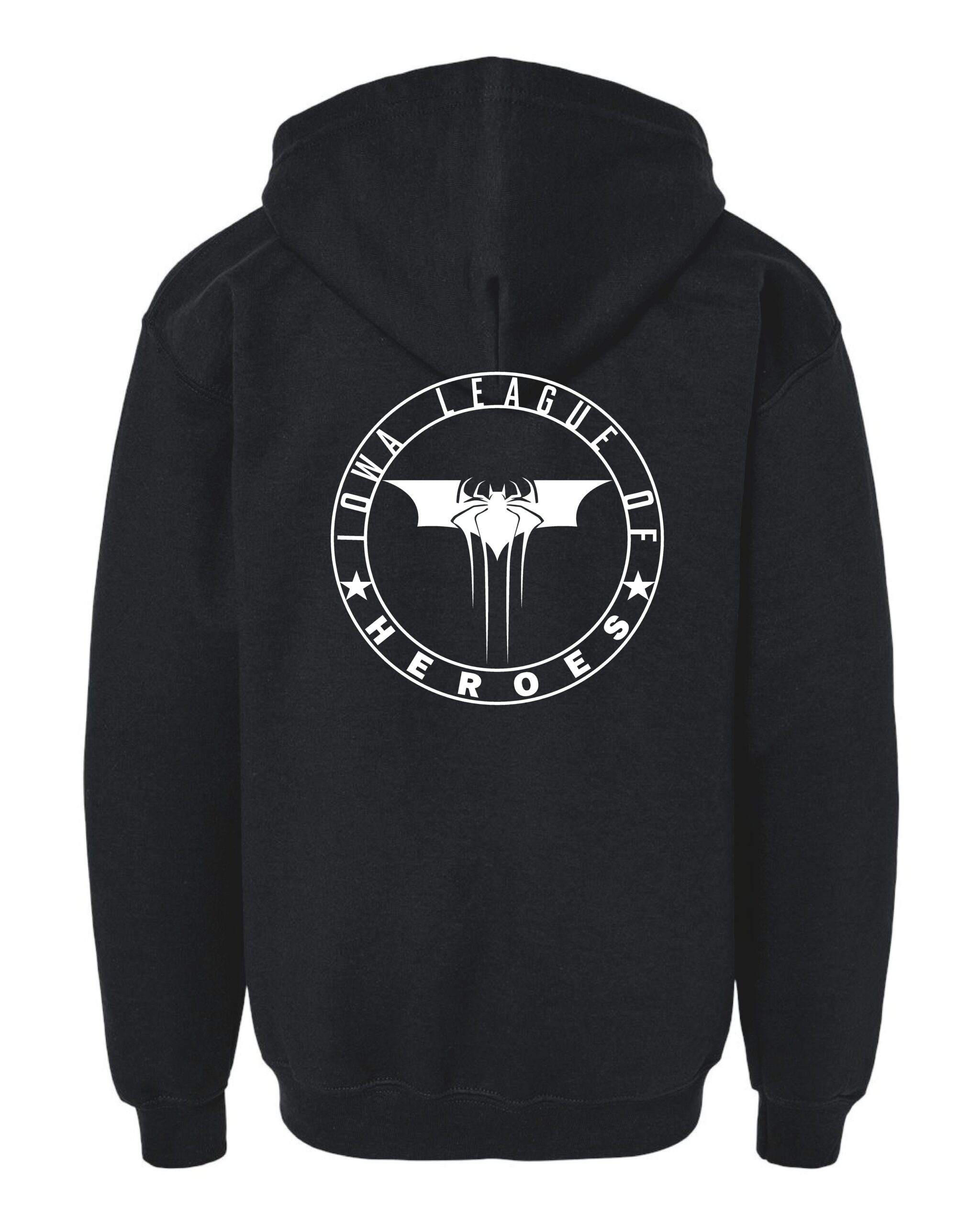 Iowa League of Heroes Youth Heavy Blend™ Full-Zip Hooded Sweatshirt - Image 4