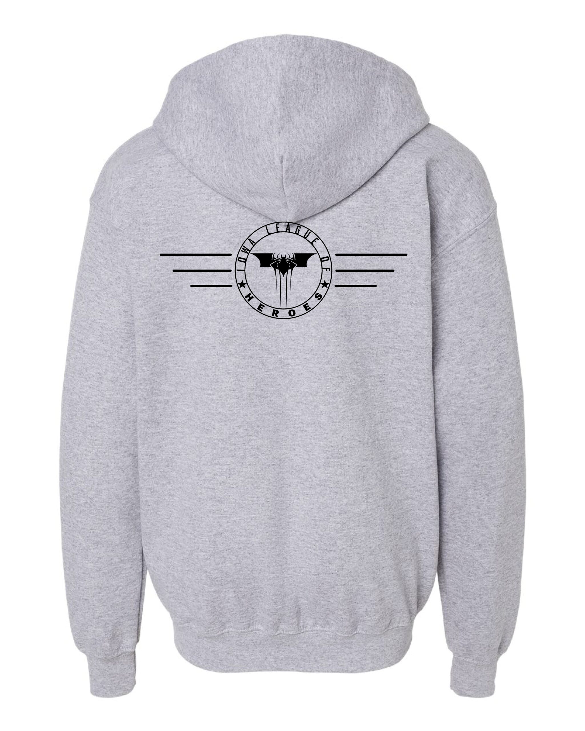 Iowa League of Heroes Youth Heavy Blend™ Full-Zip Hooded Sweatshirt (Copy) - Image 6