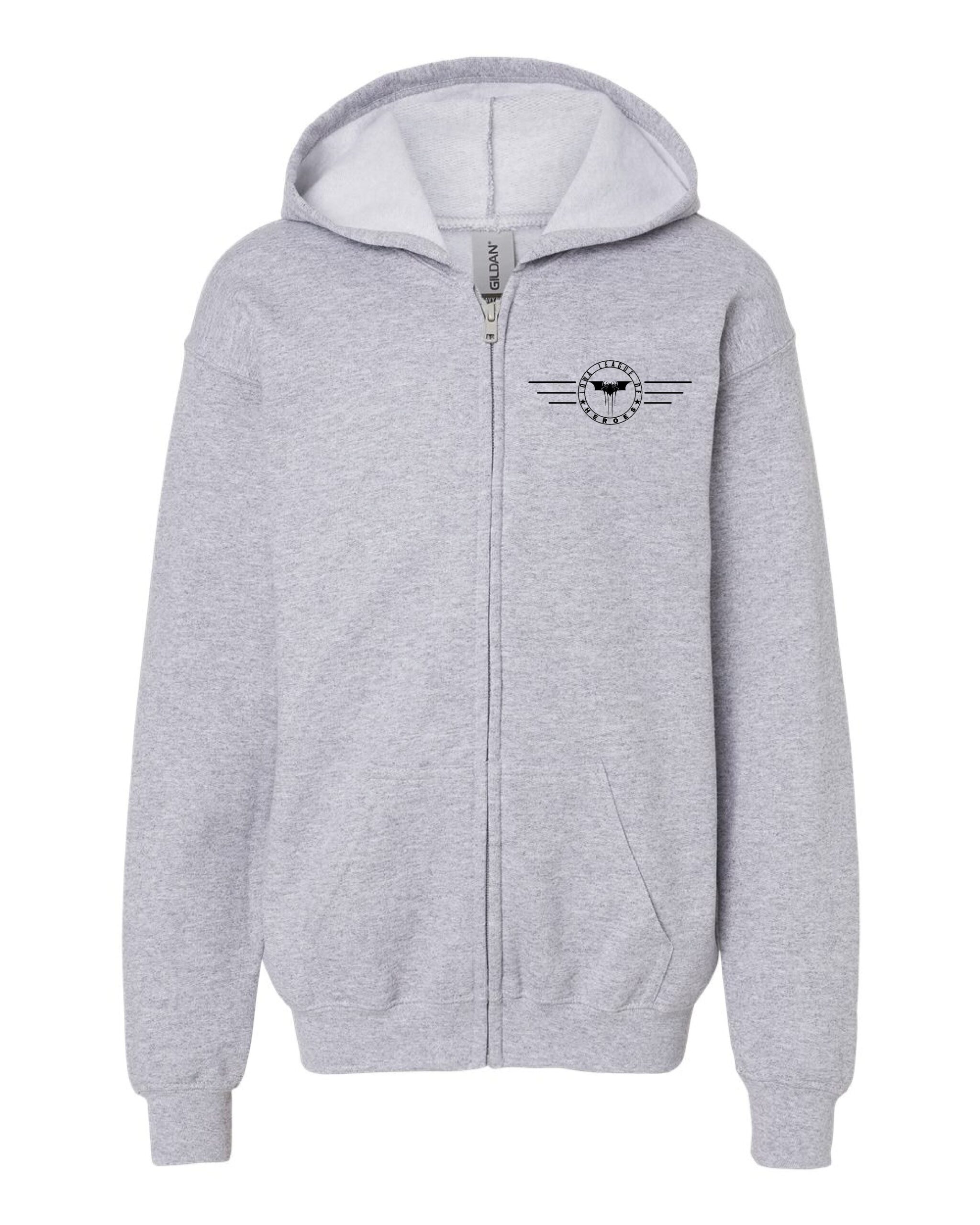 Iowa League of Heroes Youth Heavy Blend™ Full-Zip Hooded Sweatshirt (Copy) - Image 5