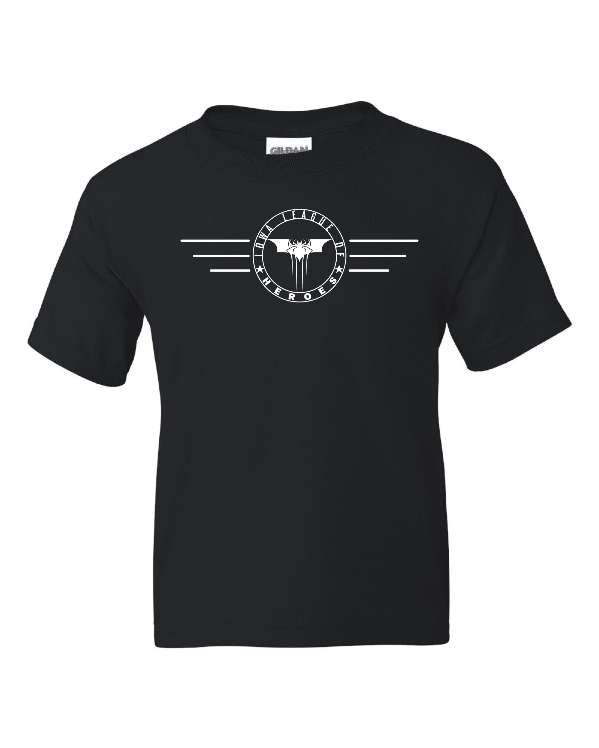 Iowa League of Heroes Youth Cotton T-Shirt - Image 2