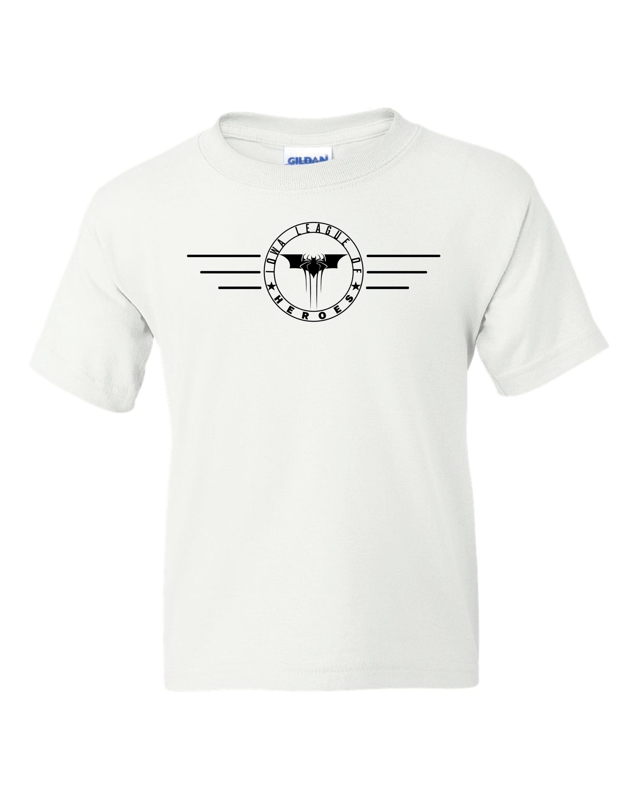 Iowa League of Heroes Youth Cotton T-Shirt - Image 4