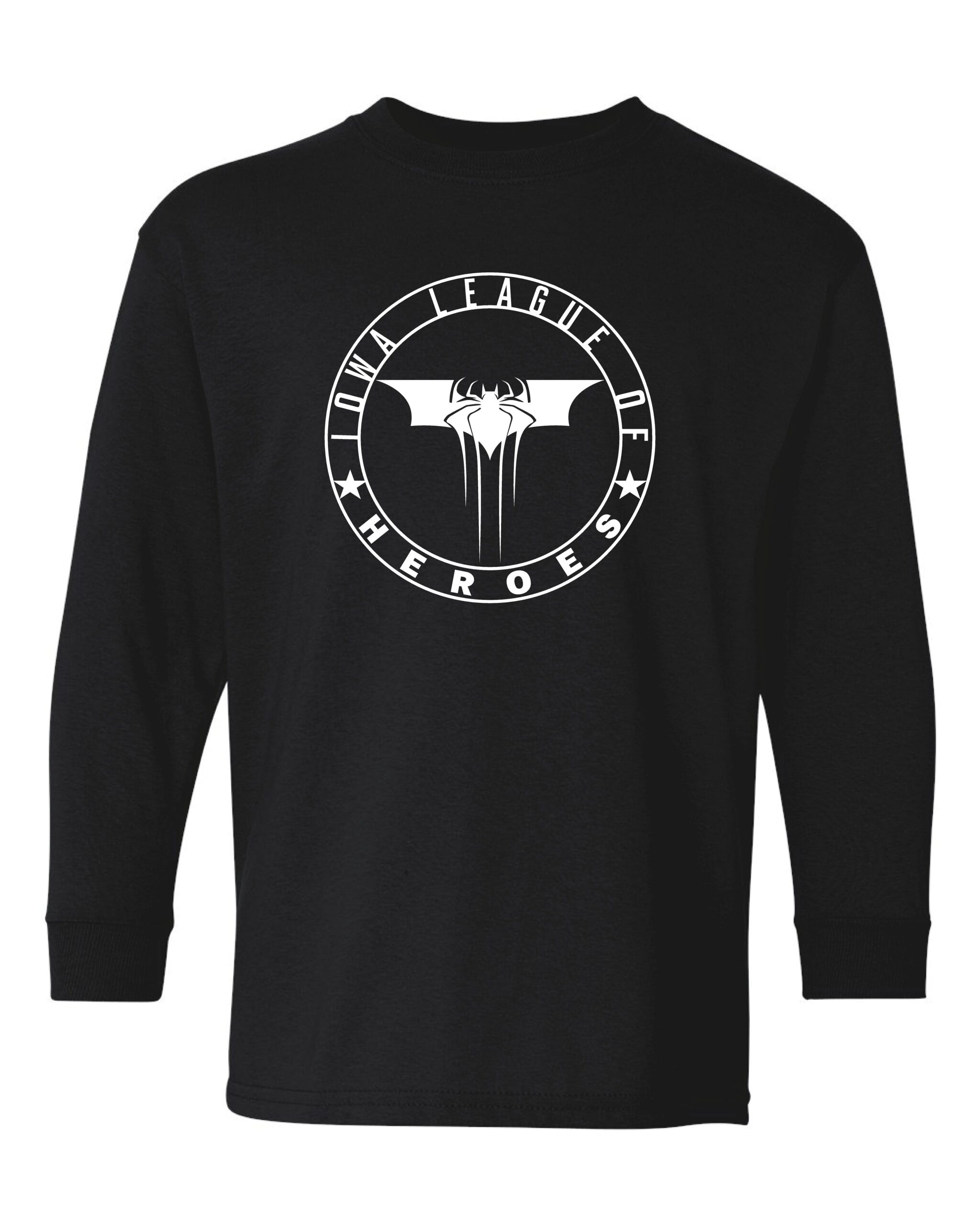 Iowa League of Heroes Youth Cotton Long Sleeve - Image 2