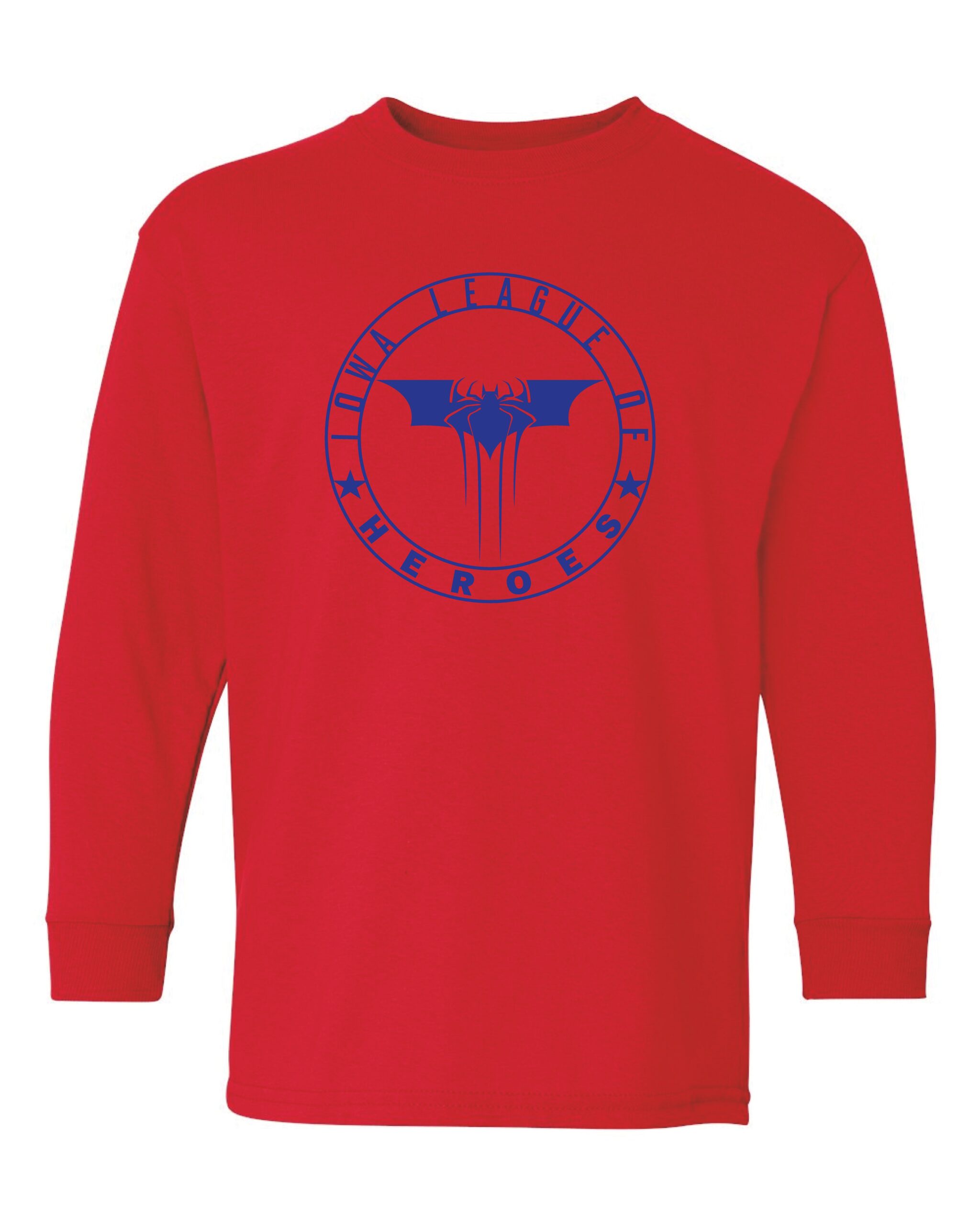 Iowa League of Heroes Youth Cotton Long Sleeve - Image 3