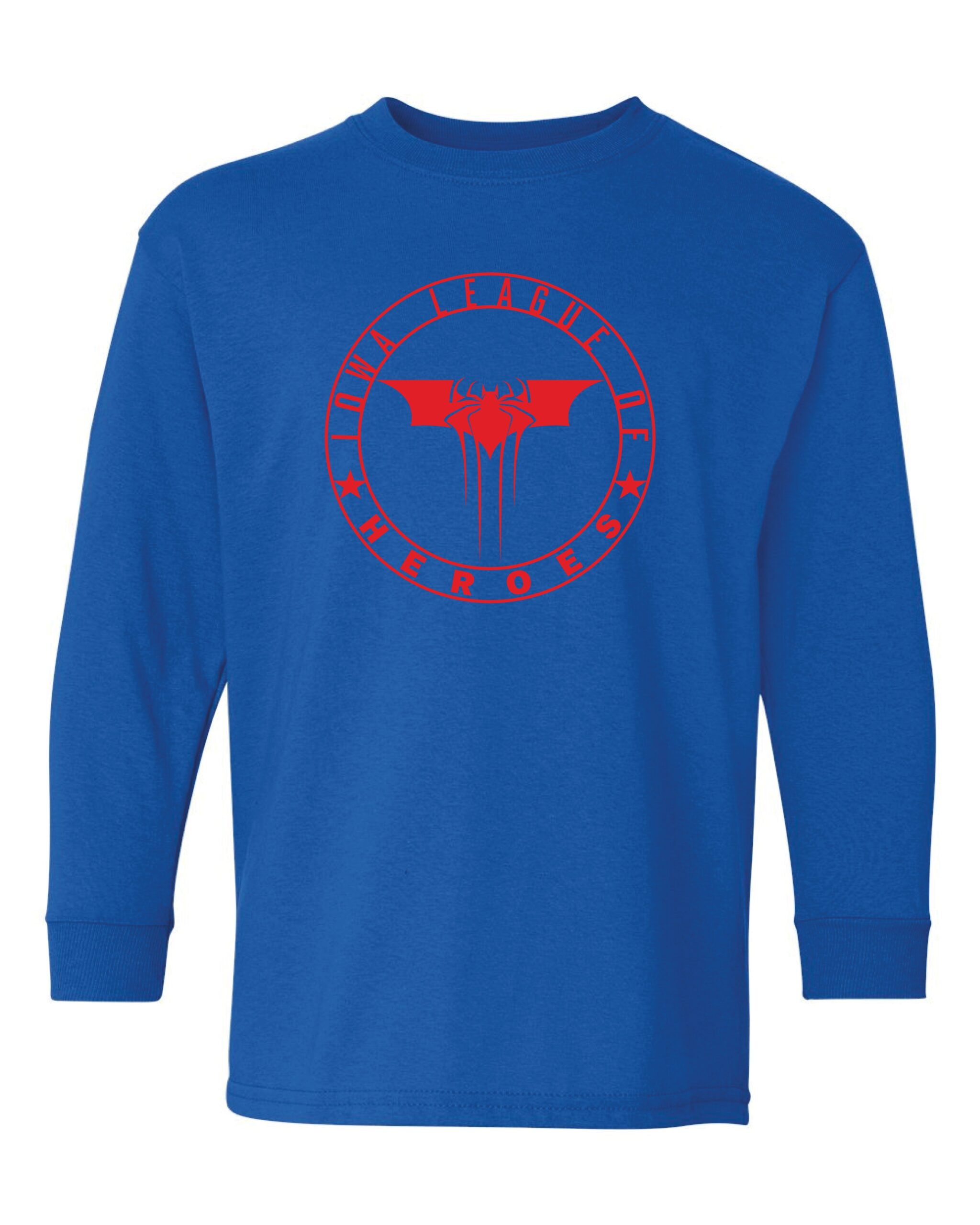 Iowa League of Heroes Youth Cotton Long Sleeve - Image 4