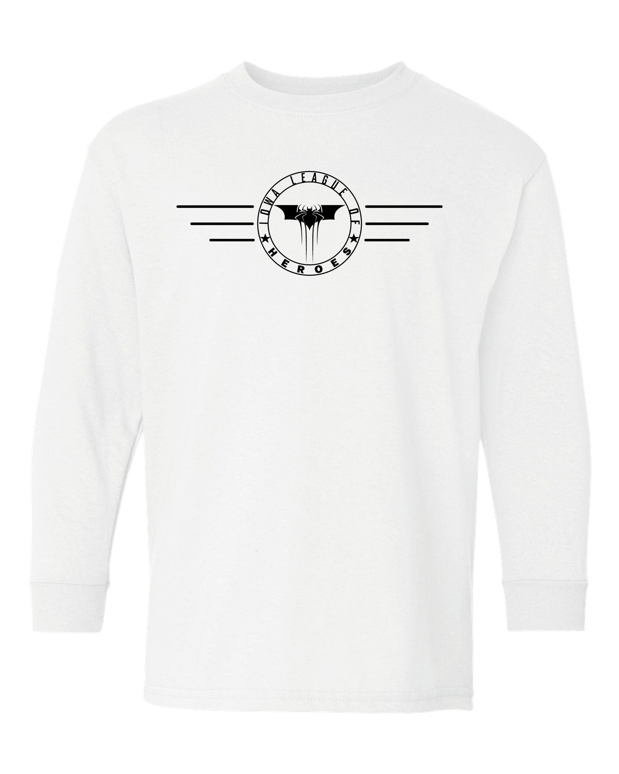 Iowa League of Heroes Youth Cotton Long Sleeve - Image 4