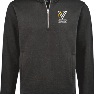 Vertical Vision Fleece Quarter-Zip Sweatshirt