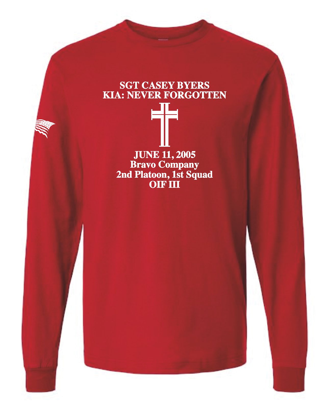Remembering Casey Jersey Long Sleeve - Image 3