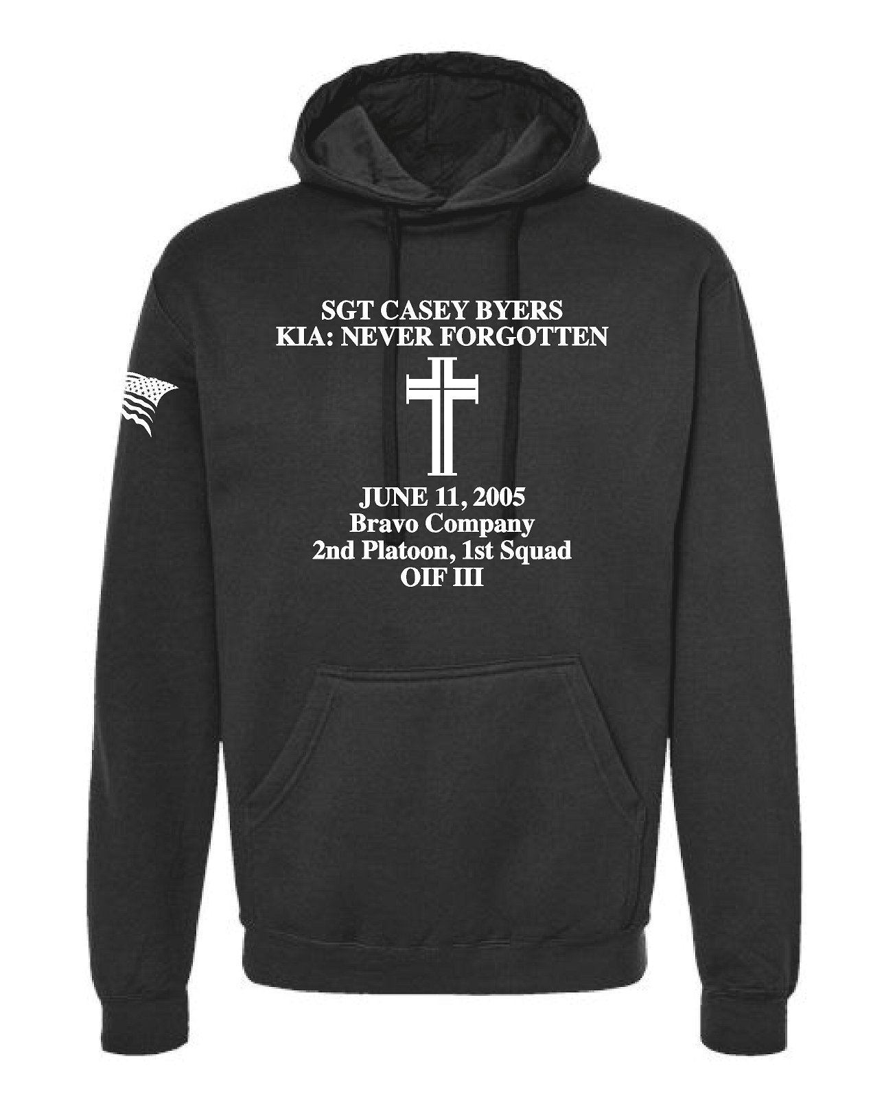 Remembering Casey Fleece Hooded Sweatshirt