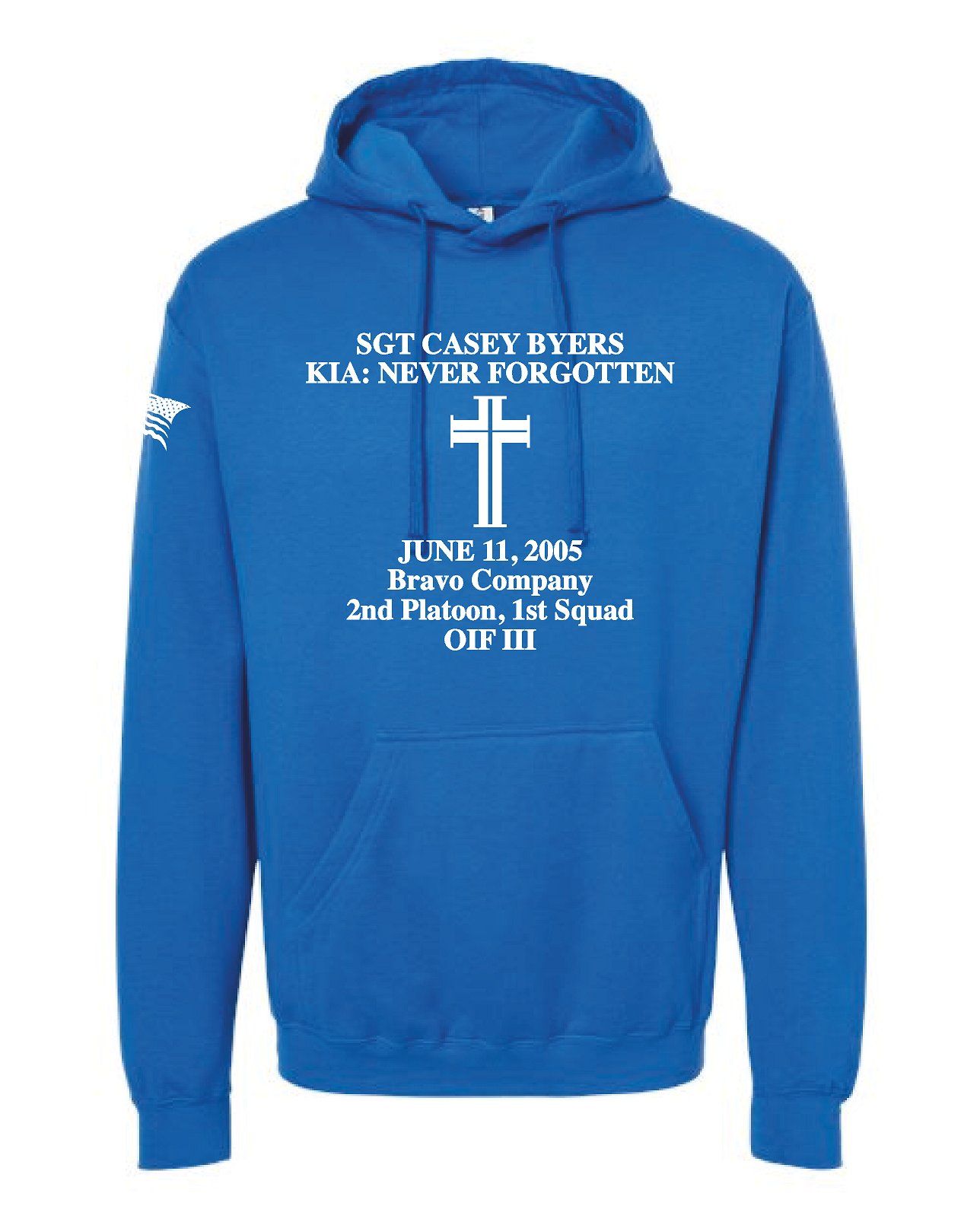 Remembering Casey Fleece Hooded Sweatshirt - Image 4
