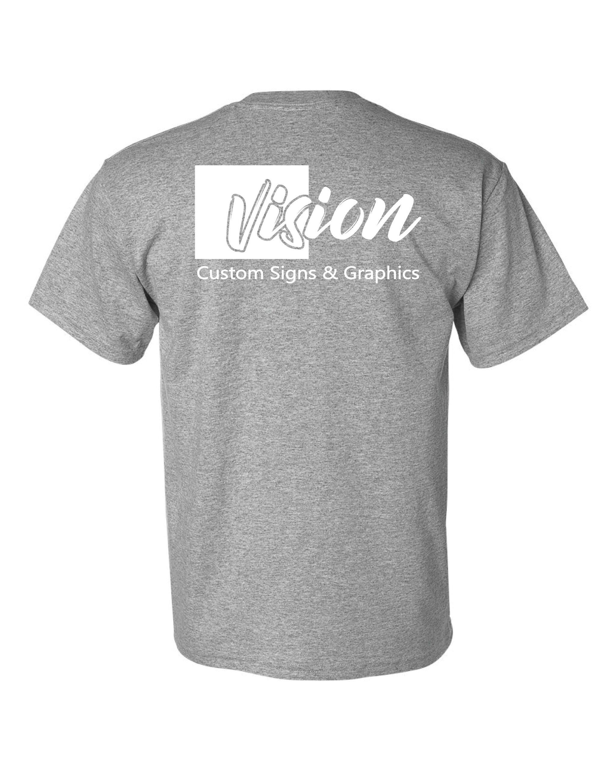 Vision Custom Signs & Graphics DryBlend® T-Shirt - Image 6