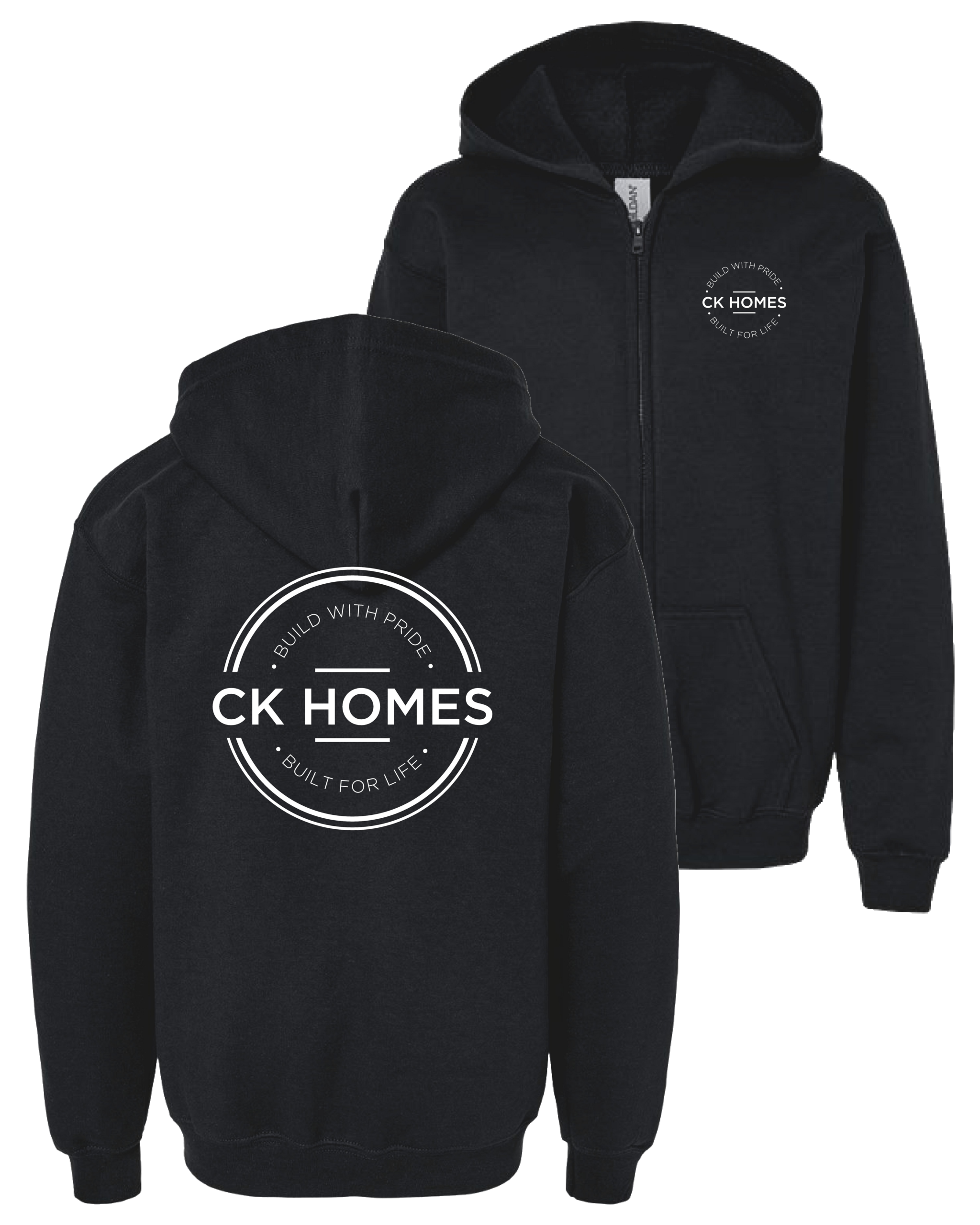 CK Homes Youth Full-Zip Hooded Sweatshirt