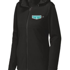 Evapco For Life Embroidered Women's Hooded Soft Shell Jacket
