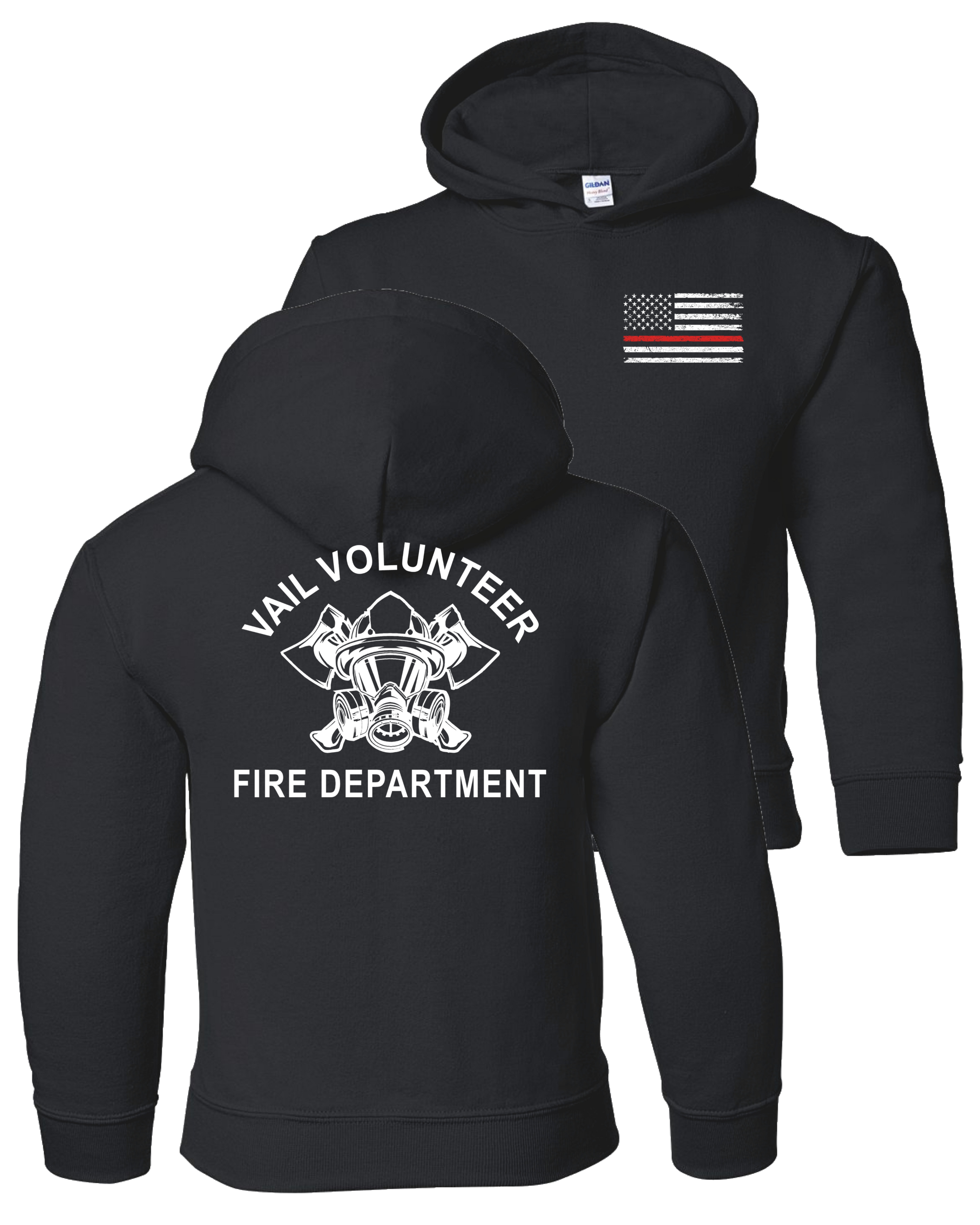 Vail Fire Youth Hooded Sweatshirt