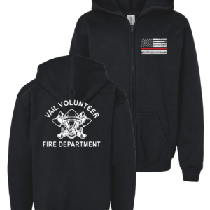 Vail Fire Youth Full-Zip Hooded Sweatshirt
