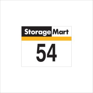 Storage Mart Unit Number Decals & Plaques